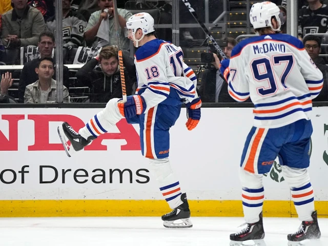Hyman, Draisaitl score twice as Oilers beat Kings, take 2-1 series lead
