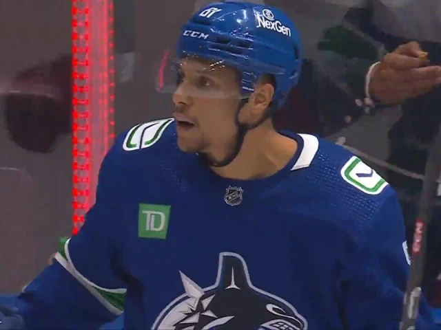 Joshua finds the rebound and strikes back to put Canucks on the board