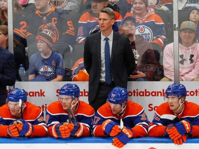 Oilers coach Kris Knoblauch and line matching. When does he do it?