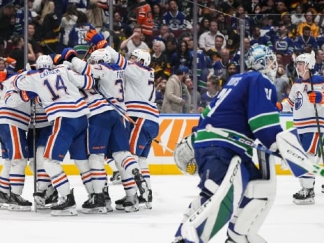 Edmonton Oilers tie series with 4-3 OT win over Vancouver Canucks