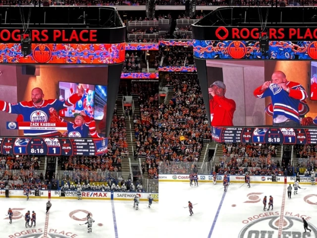 Zack Kassian sends Oilers fans into a frenzy, kisses jersey on jumbotron
