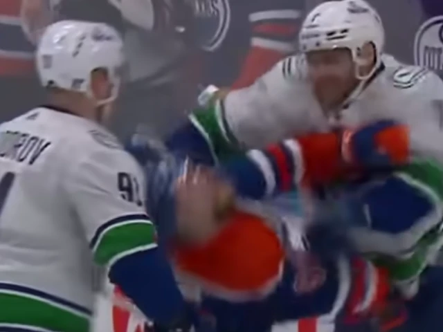 Suspension incoming? NHL to have hearing with Canucks' Soucy for cross-checking Oilers' McDavid