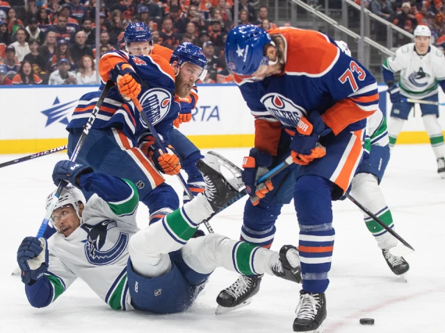 Oilers tie series with Canucks after dramatic last-minute goal