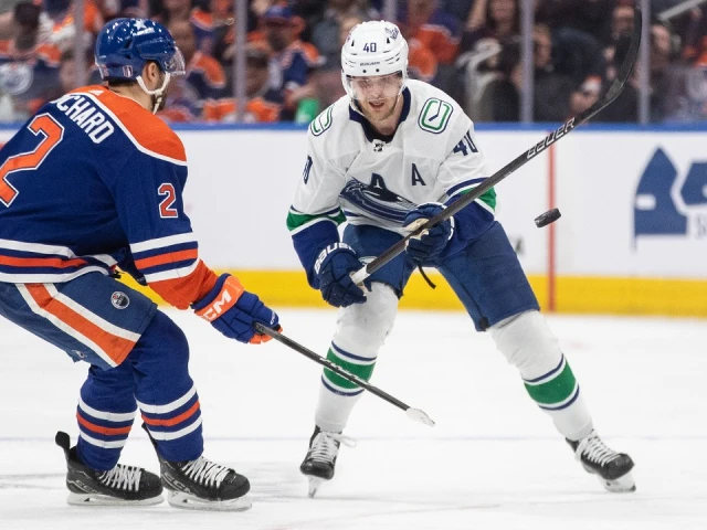 Oilers-Canucks Notebook: Will line shuffle spark Pettersson?