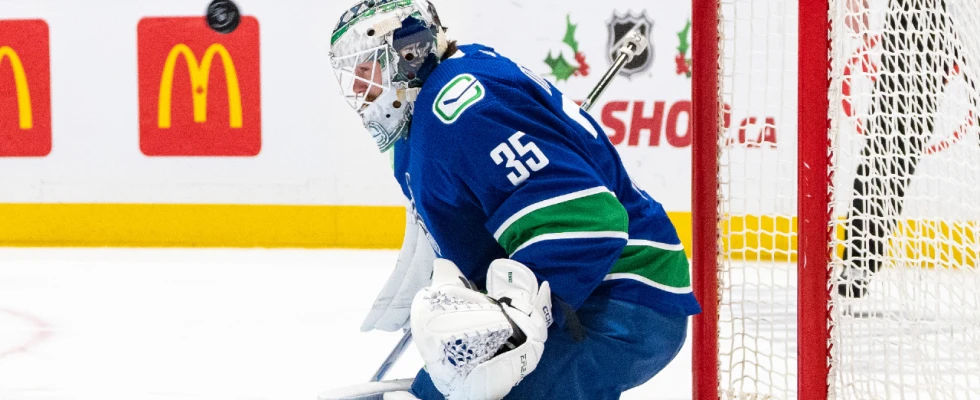 Canucks goaltender Thatcher Demko returns for practice ahead of Game 6