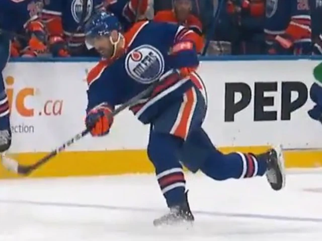 Bouchard blasts home slapshot as Oilers keep up the pressure