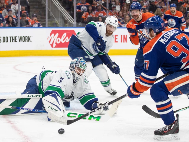 Canucks fail to match Oilers’ desperation despite chance to close out series