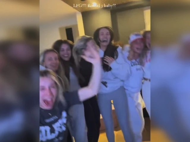 Oilers wives and girlfriends celebrated after last night's HUGE Game 7 win