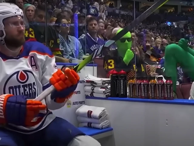 Oilers complained to NHL about the Canucks' Green Men: report