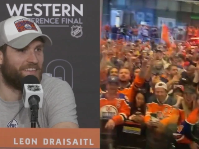 Loud Oilers fans kept interrupting post-game press conference