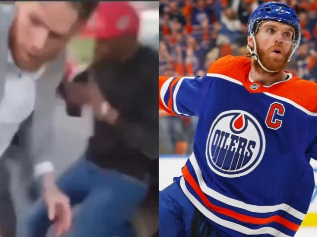 Oilers fans get too close to McDavid and fiancée after trip to liquor store