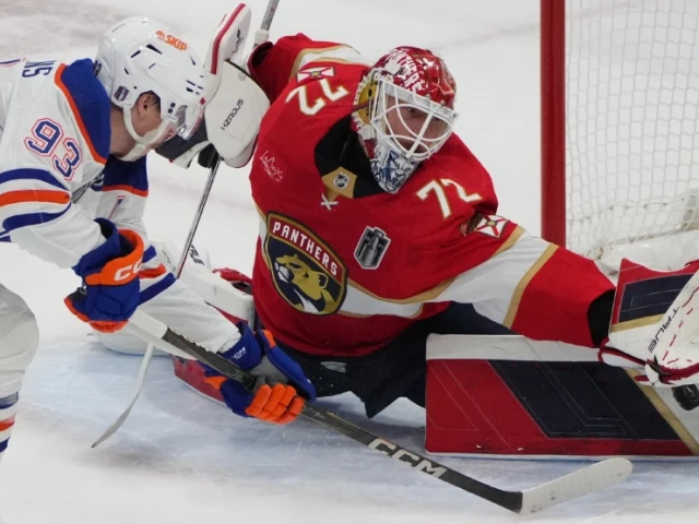 Oilers can't solve Bobrovsky in Game 1 shutout loss to Panthers