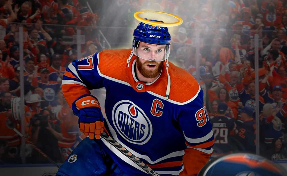 Oilers’ Connor McDavid points to ‘hockey gods’ after brutal Game 1 loss