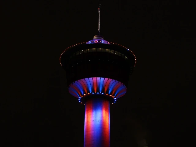 Calgary Tower makes its stance clear: no support for the Edmonton Oilers