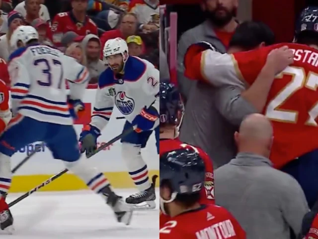 Oilers winger Foegele ejected for kneeing Panthers player