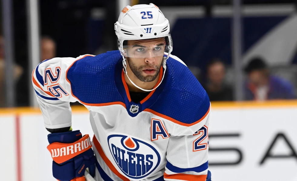 Oilers’ Nurse limited after hit by Rodrigues