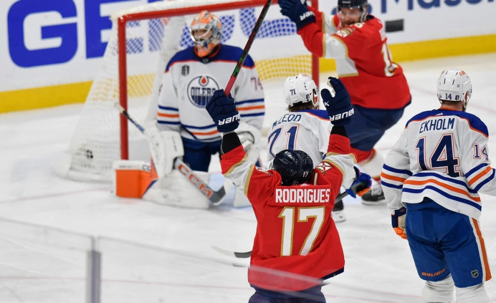 Oilers’ streak of 34 straight penalty kills snapped by Panthers’ Rodrigues