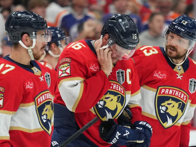 Status of Panthers captain Aleksander Barkov up in the air for Game 3 against Oilers