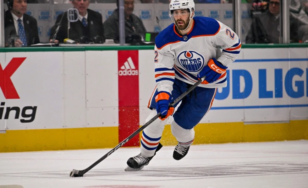 Oilers’ Carrick fined for slashing Kulikov; no further discipline for Leon Draisaitl