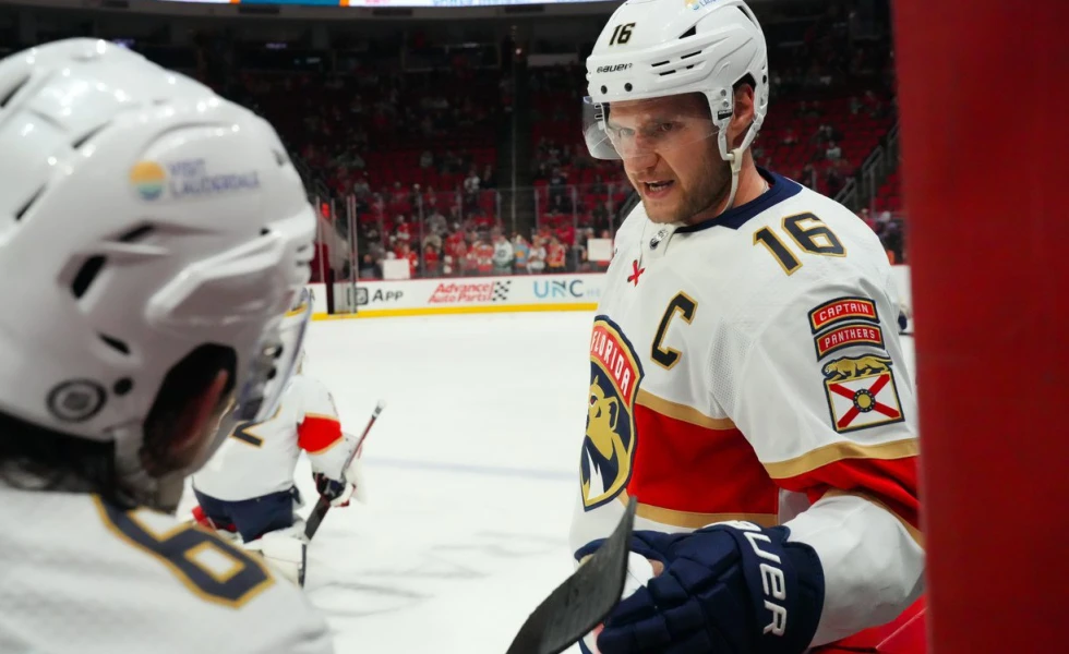 Panthers’ Barkov returns to full practice; status for Game 3 unknown