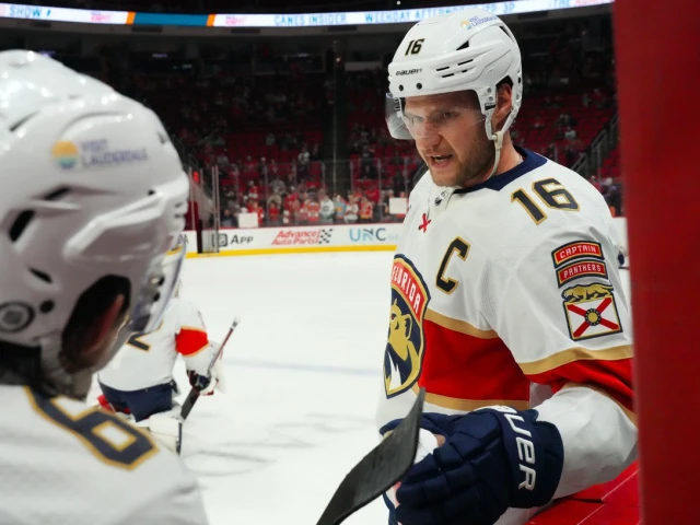 Panthers’ Barkov returns to full practice; status for Game 3 unknown