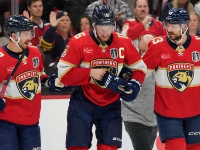 Barkov back on ice for Panthers, who lead 2-0 in Cup final thanks to scoring from unsung heroes