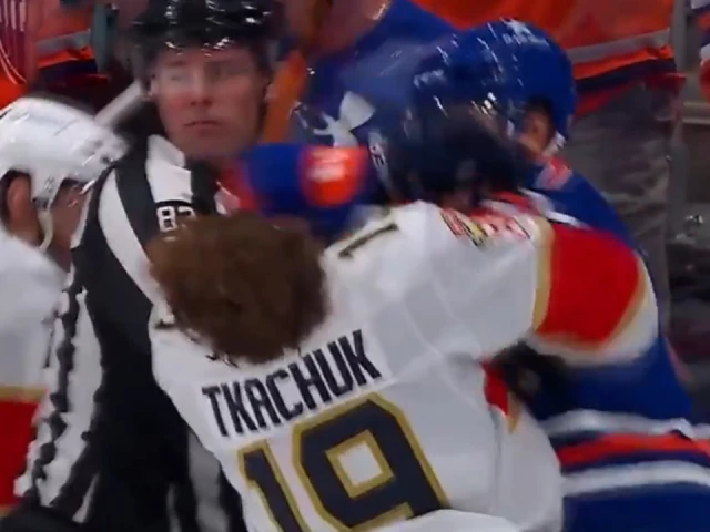 Scrum ensues as tensions rise between Panthers and Oilers in Game 3