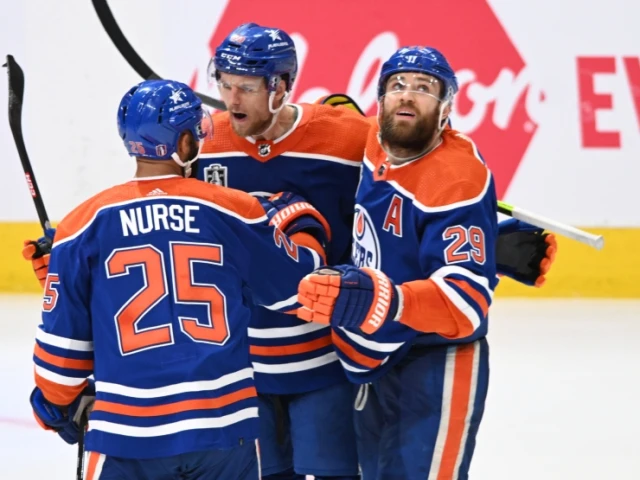 Oilers show off lines before do-or-die Stanley Cup Final game