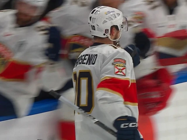 Tarasenko tips in shot from Forsling to put Panthers on board