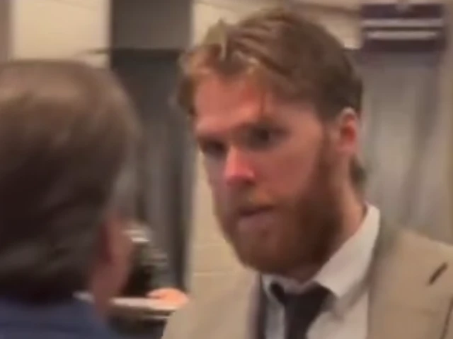 McDavid chirps reporters for long flight to Alberta after Oilers force Game 6