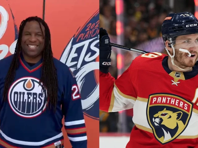 Ex-Oilers enforcer Laraque taunts Tkachuk about Game 5 guarantee