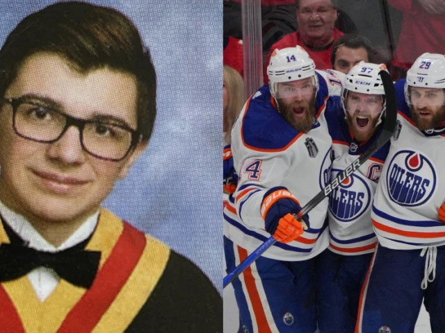 Oilers fan once predicted 2024 playoff run in high school yearbook