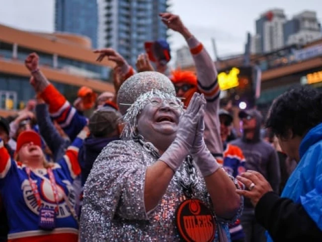 Mama Stanley becomes local celebrity during Edmonton Oilers playoff run