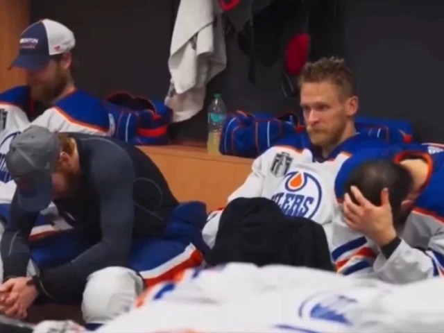 Heartbreaking footage shows Oilers moments after losing Stanley Cup Final