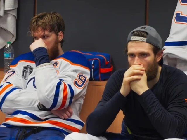 Oilers locker in disbelief after dropping Game 7 of Stanley Cup Final