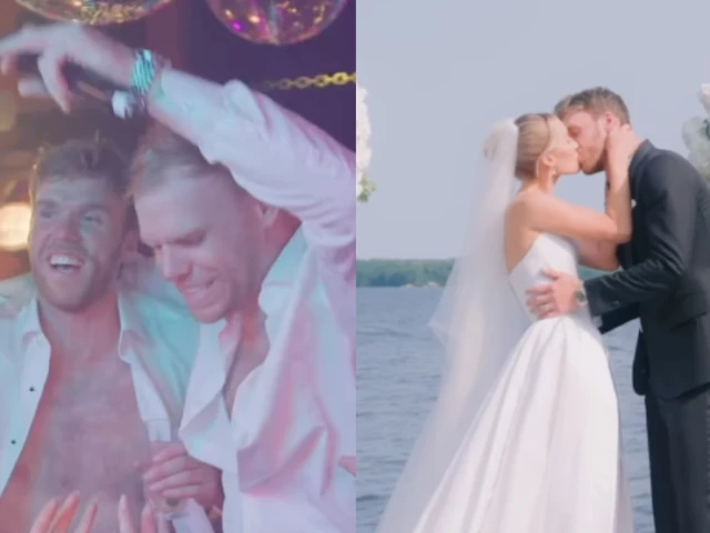 McDavid's wife Lauren gives behind-the-scenes look at wedding