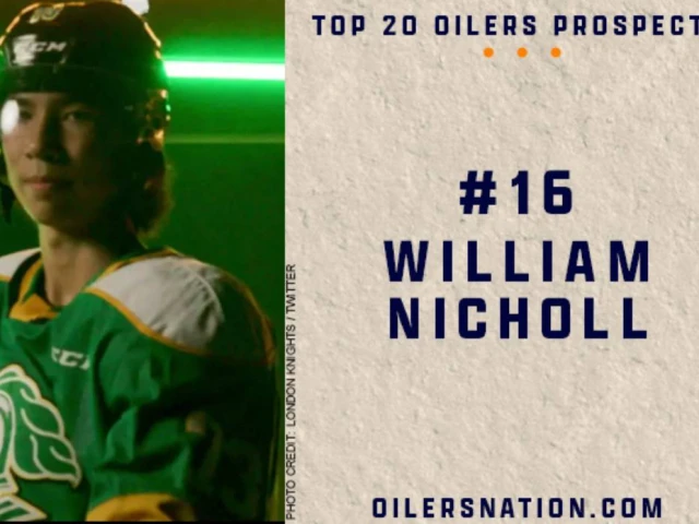 Edmonton Oilers Prospect Countdown #16: William Nicholl