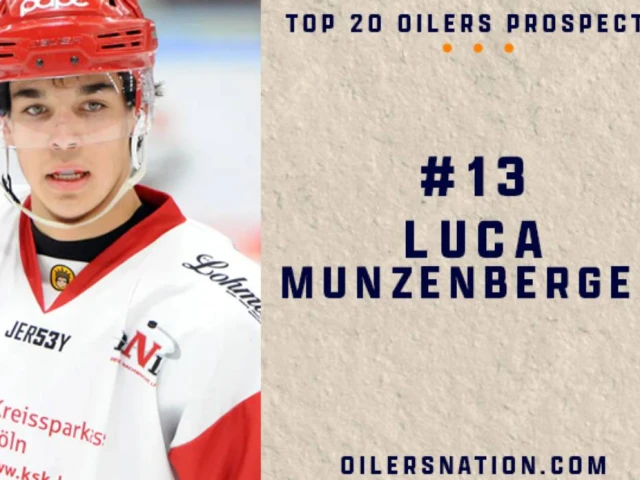 Edmonton Oilers Prospect Countdown #13: Luca Munzenberger