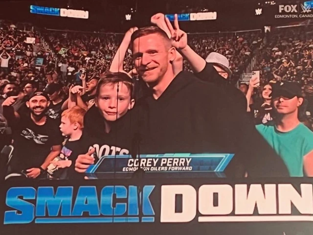 Corey Perry helps Kevin Owens beat up Austin Theory on WWE Smackdown