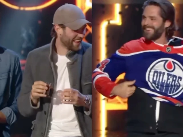 Oilers' Draisaitl and Perry crash the CCMAs with surprise cameo