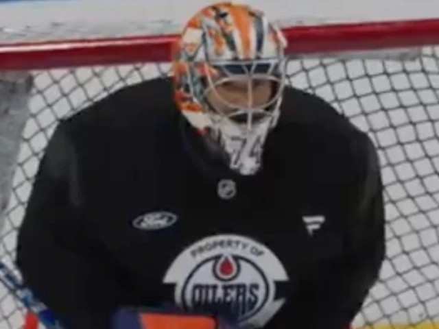 Stuart Skinner reveals new Mike Smith-inspired Oilers gear