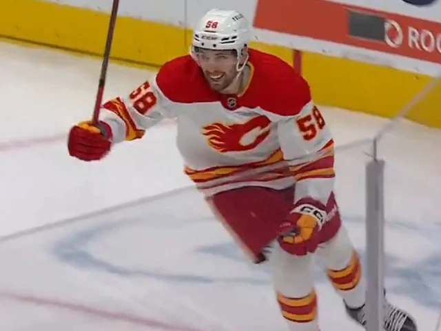 Flames’ Kirkland shovels home first career NHL goal