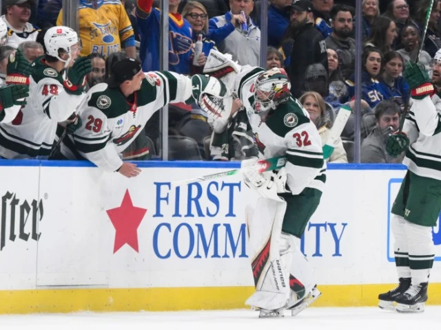 NHL Notebook: Filip Gustavsson scores first goalie goal in Wild history