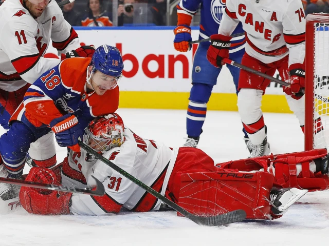 Oilers lack killer instinct, cough up two-goal lead, and lose 3-2 to the Hurricanes in overtime