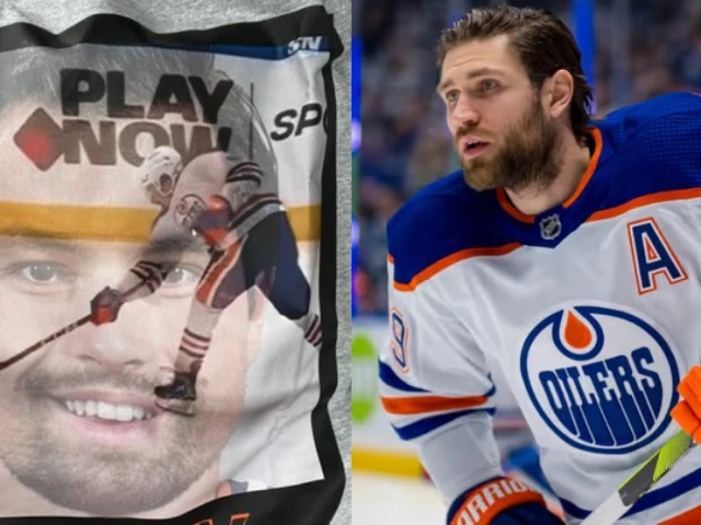 Oilers fan cracks up Draisaitl with amazing custom-made Ceci shirt