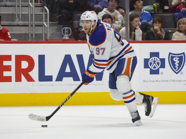 Oilers captain Connor McDavid leaves Monday game with lower-body injury after first shift