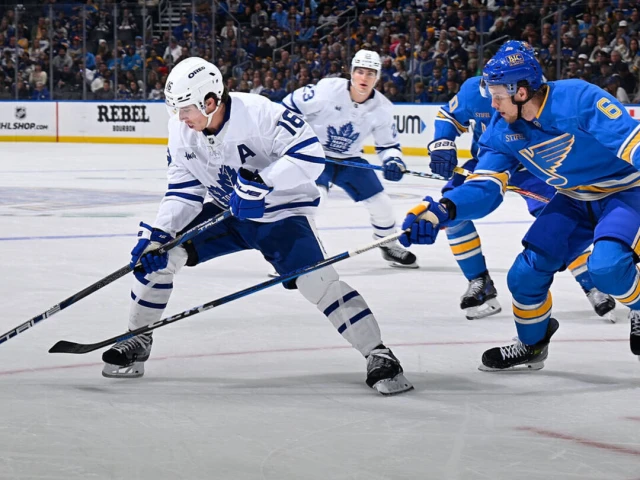 Broberg helped off ice with apparent leg injury after collision with Marner