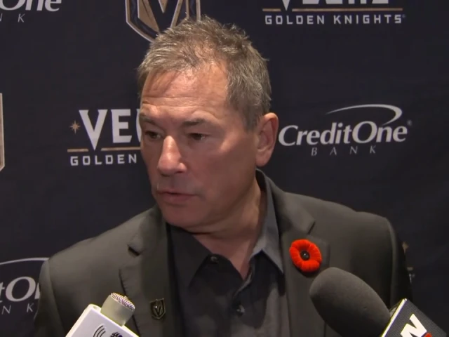 Vegas’ Cassidy focusing on their game with McDavid set to return