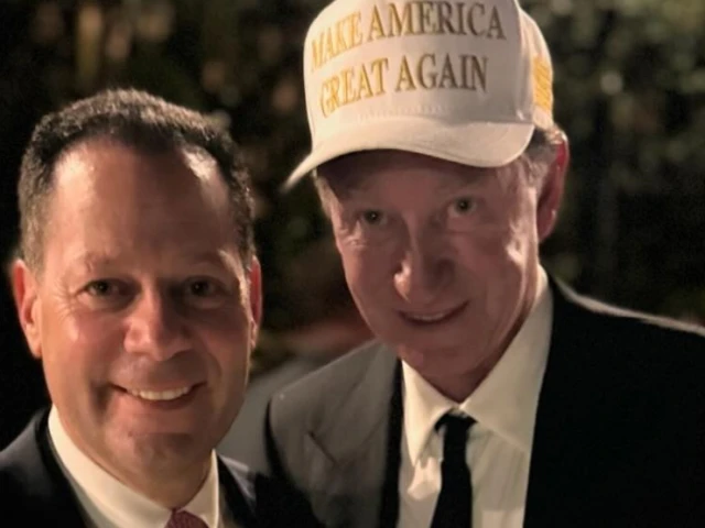 MAGA-hat wearing Wayne Gretzky attends official Donald Trump victory party