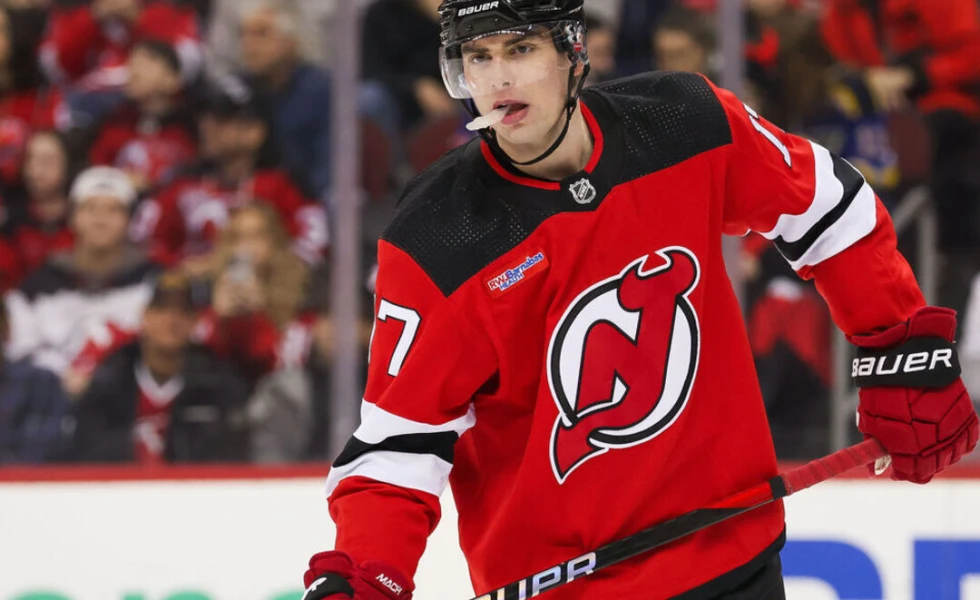 Devils reassign Simon Nemec to AHL